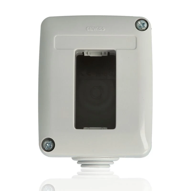 GEWISS GW27001 - Contenitore System 1 Posto Protetto Grigio IP40