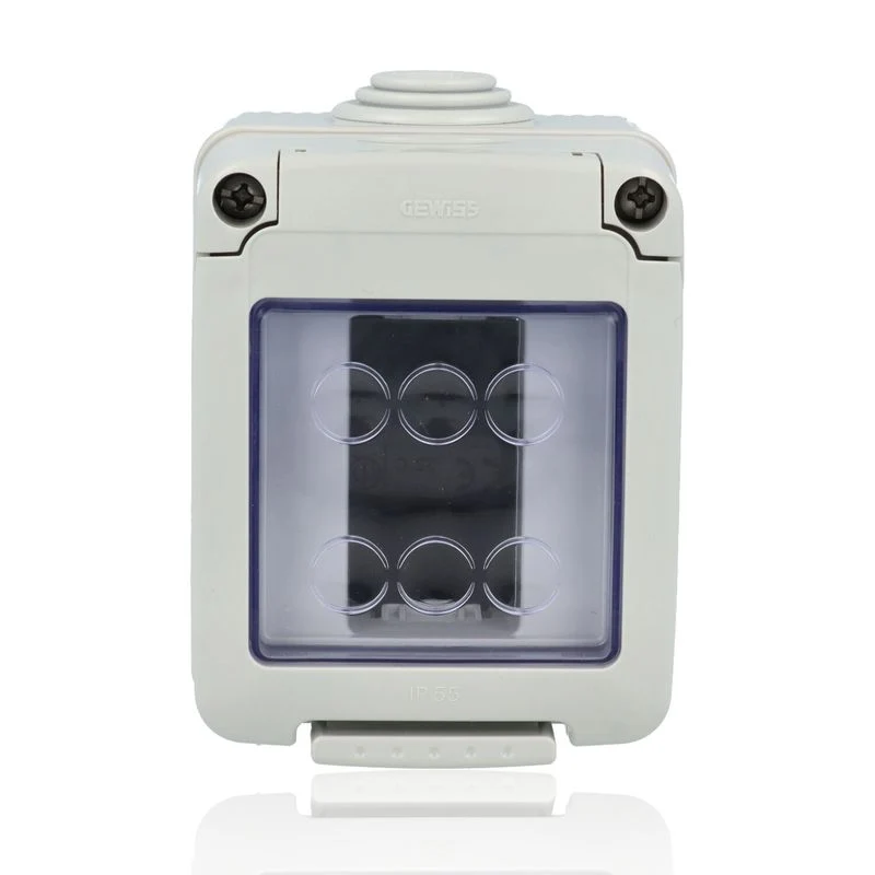 GEWISS GW27041 - Contenitore Per Apparecchi System - Stagno - 1 Posto - Grigio Ral 7035 - IP55
