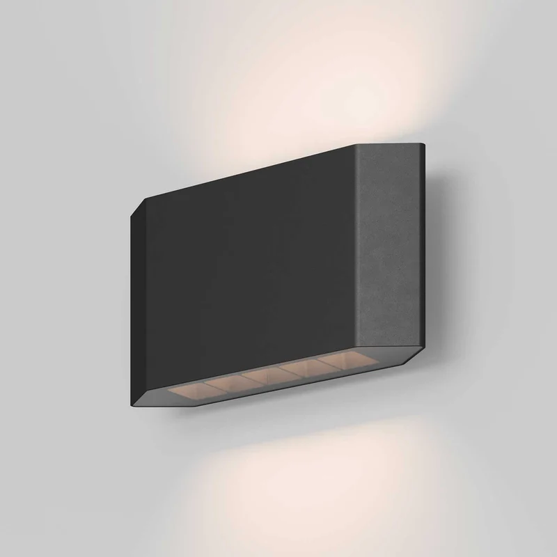Pull - Applique murale LED à lumière rasante en acier, style contemporain