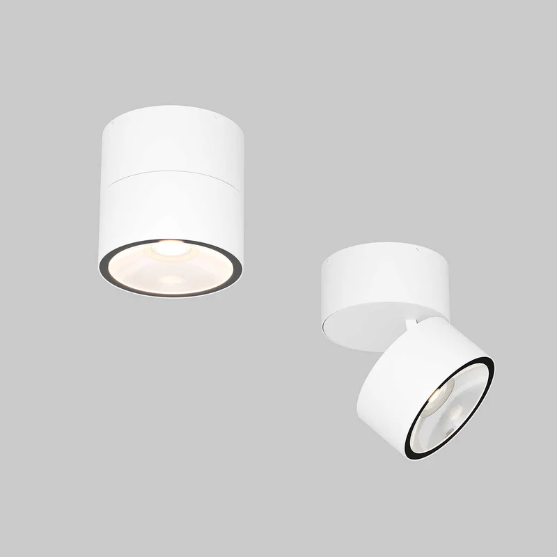 Spin - Spot LED orientable étanche en acier, style contemporain