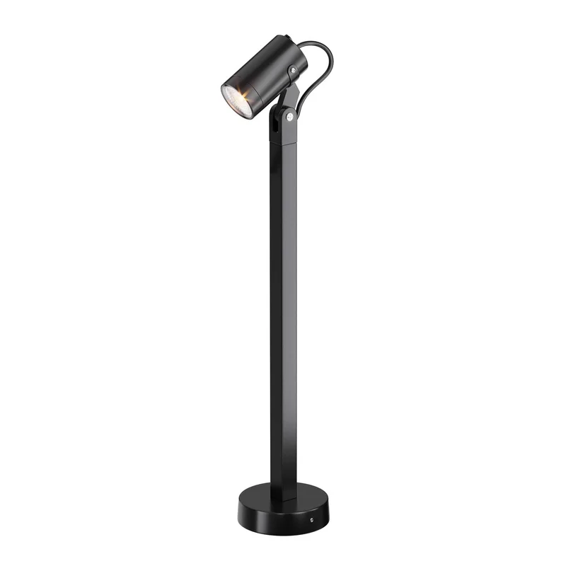Scope - Borne extérieure cylindrique orientable en acier, style contemporain