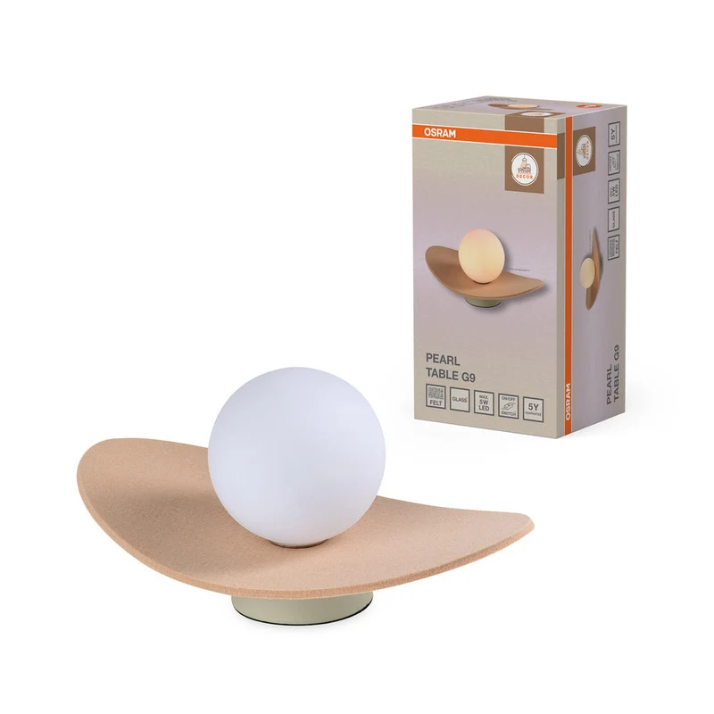 OSRAM DECOR Pearl Lampada da tavolo 1xG9 Beige