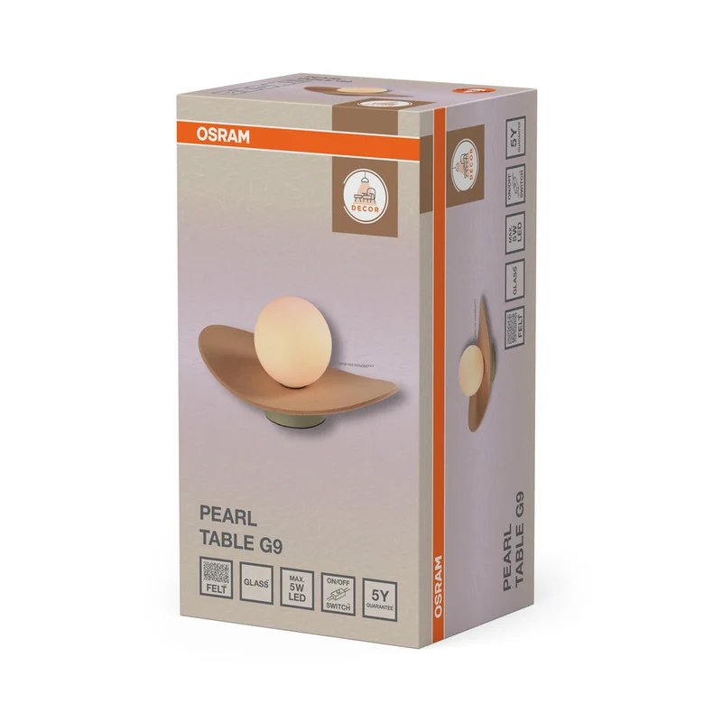OSRAM DECOR Pearl Lampada da tavolo 1xG9 Beige