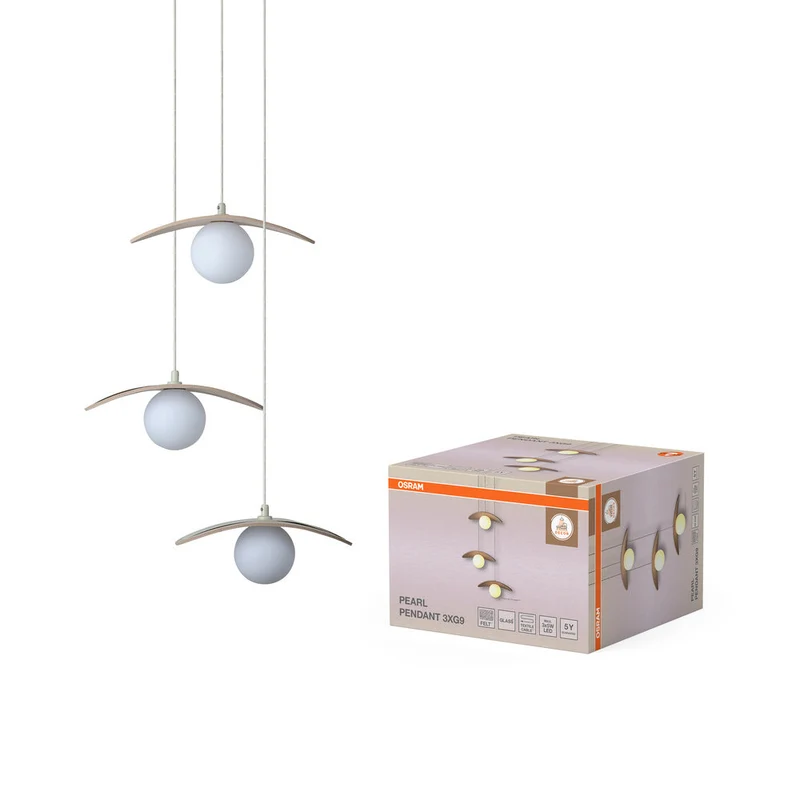 OSRAM DECOR Pearl Lampada a sospensione 3xG9 Beige