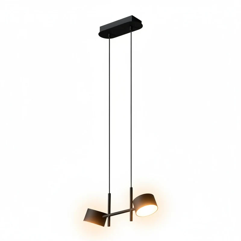 OSRAM DECOR Kyoto Doppia Lampada a sospensione 20W 930 CLICK DIM Nero