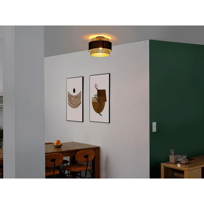 OSRAM DECOR Hornet Plafoniera 1xE27 Nero