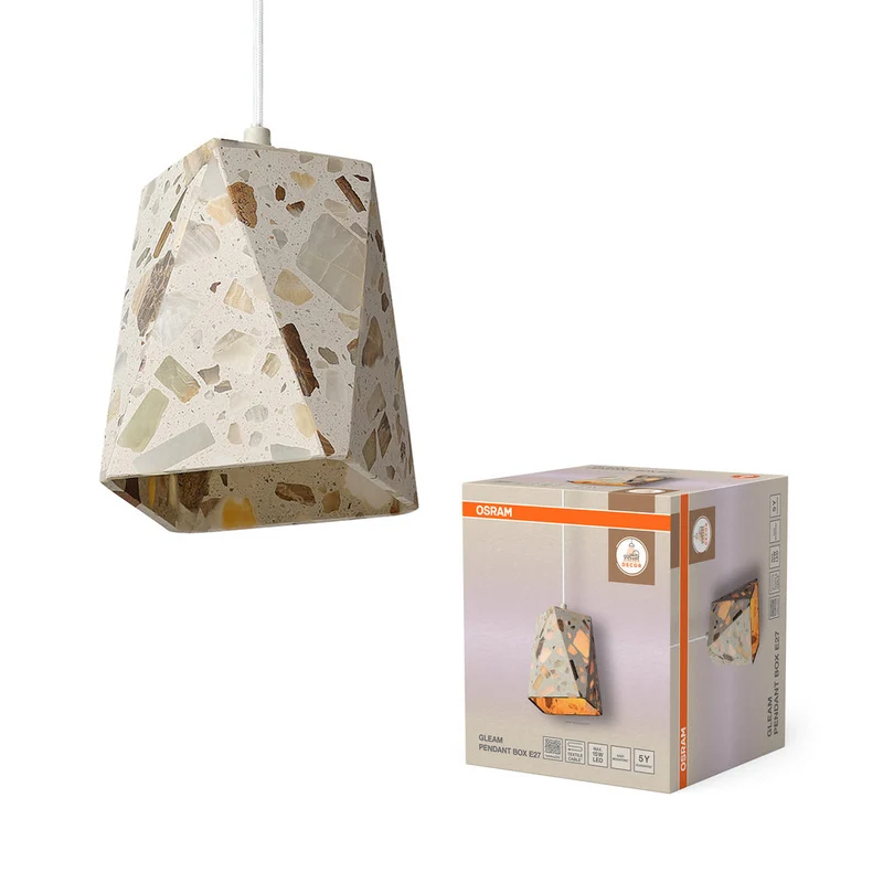 OSRAM DECOR Gleam Lampada a sospensione Box E27 Bianco