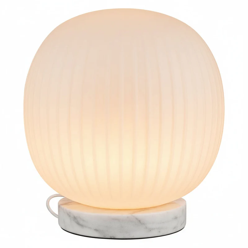 OSRAM DECOR Glass Lantern Marble Lampada da tavolo E27