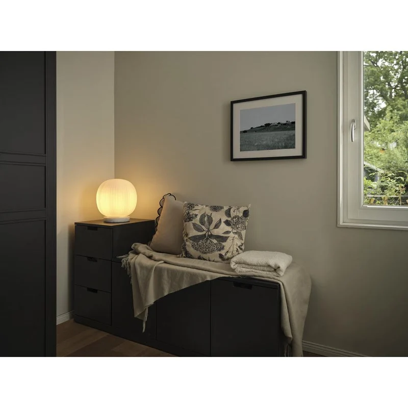 OSRAM DECOR Glass Lantern Marble Lampada da tavolo E27