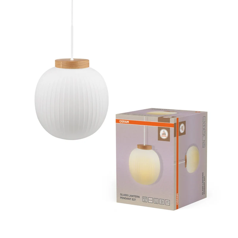 OSRAM DECOR Glass Lantern Lampada a sospensione E27