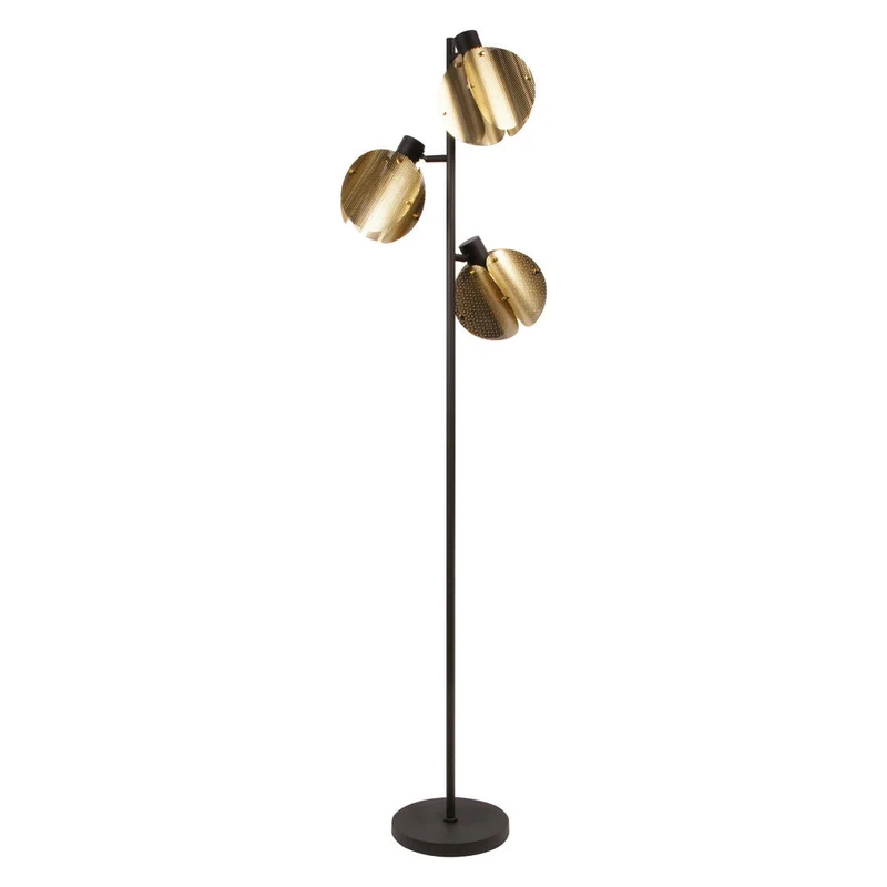 OSRAM DECOR Folded Globe Lampada da terra 3xE27 Oro