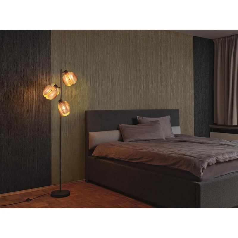 OSRAM DECOR Folded Globe Lampada da terra 3xE27 Oro