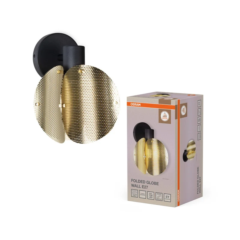 OSRAM DECOR Applique Folded Globe E27 Oro