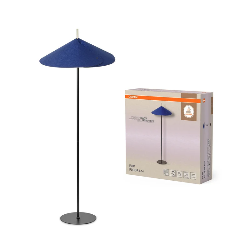 OSRAM DECOR Lampada da terra Flip E14 Blu