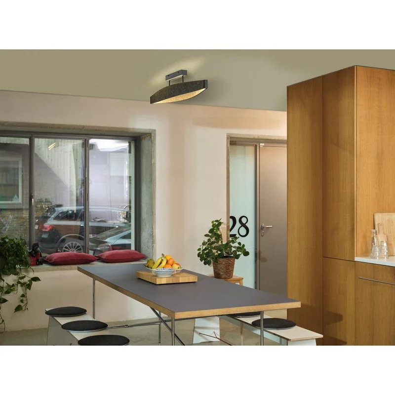 OSRAM DECOR Plafoniera Flat Felt 23W 830 Grigio scuro