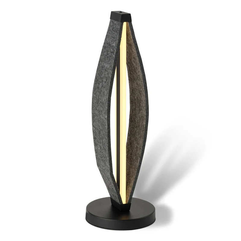 OSRAM DECOR Lampada da tavolo Flat Felt 13W 830 Grigio scuro