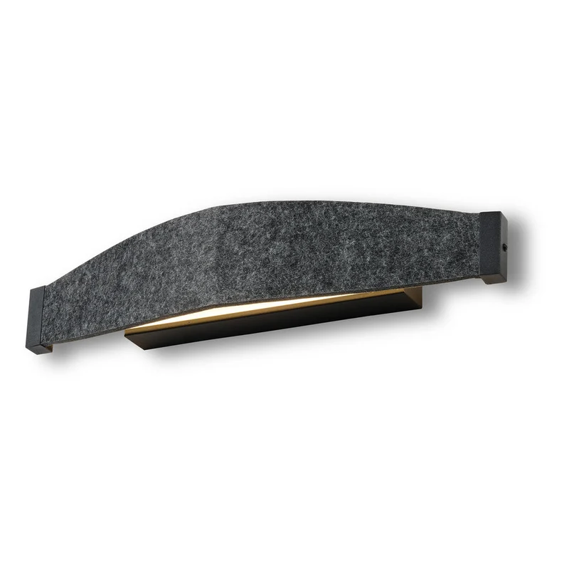 OSRAM DECOR Applique Flat Felt 13W 830 Grigio scuro