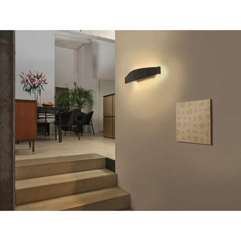 OSRAM DECOR Applique Flat Felt 13W 830 Grigio scuro