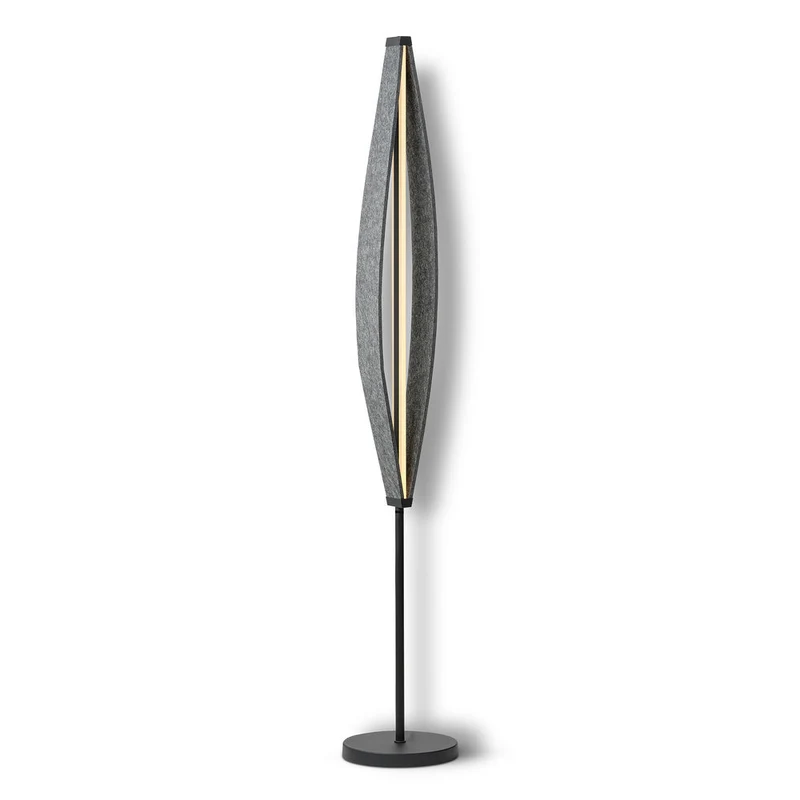 OSRAM DECOR Lampada da terra Flat Felt 23W 830 Grigio scuro