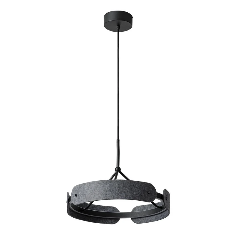 OSRAM DECOR Lampada a sospensione Curve Felt 33W 830 Grigio scuro