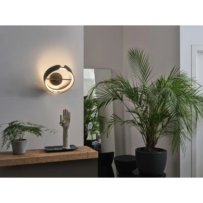 OSRAM DECOR Applique Curve Felt 20W 830 Grigio scuro