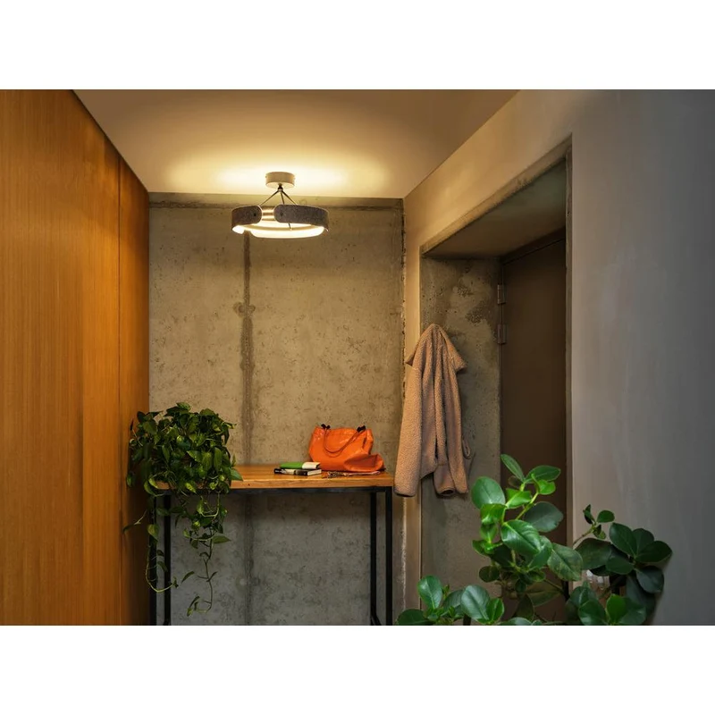 OSRAM DECOR Plafoniera Curve Felt 33W 830 Grigio scuro