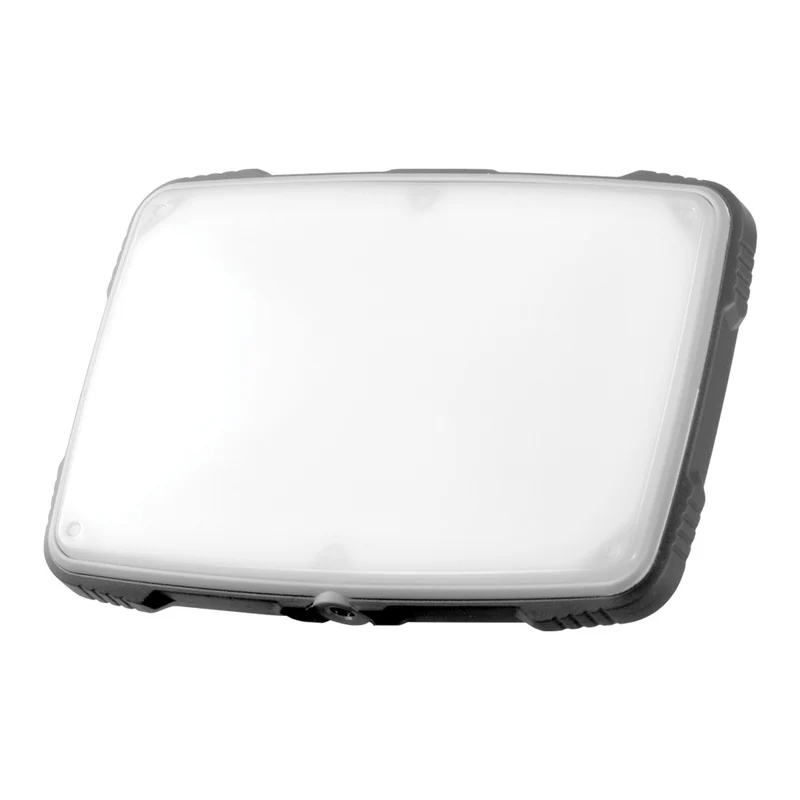 Alcapower Pannello LED portatile con attacco a vite, faretto multifunzione con regolazione della temperatura e dell'intensità fino a 1200lm