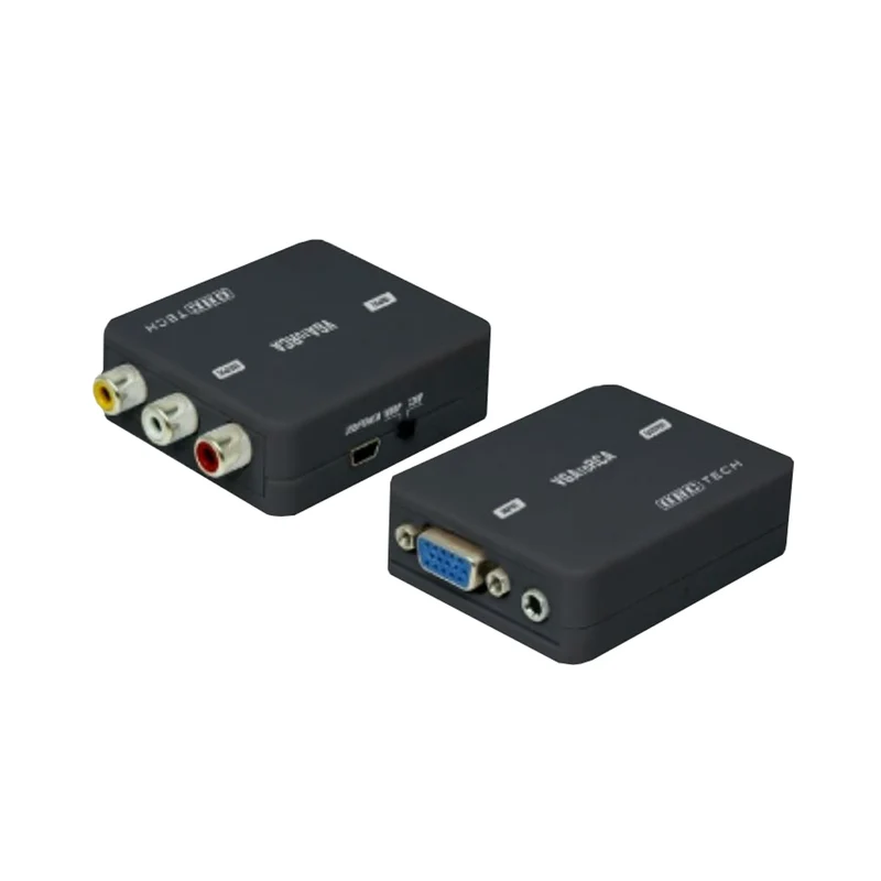 GBC Cavo adattatore, convertitore da VGA a RCA, cavo convertitore per monitor con ingresso RCA