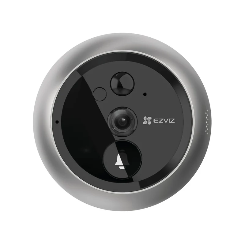 Ezviz DP2C Campanello smart senza fili, spioncino digitale a batteria con telecamera 1080p e monitor da 4.3", rilevamento del movimento PIR