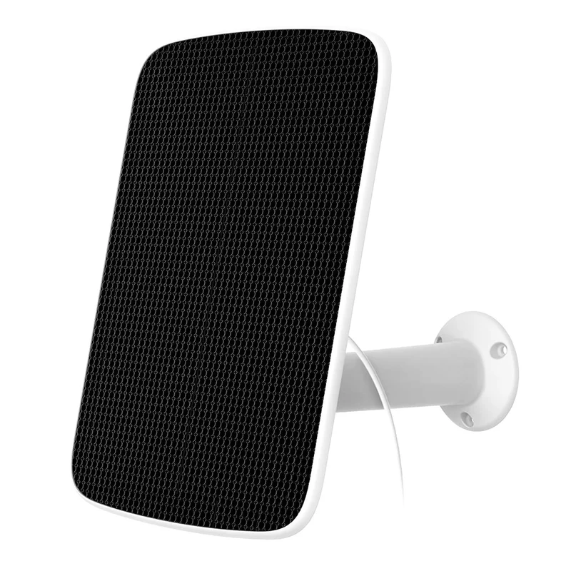 Ezviz pannello solare ad alta efficienza fino a 4.2W di potenza con cavo da 4 metri, impermeabile e resistente alle intemperie, dimensioni ridotte