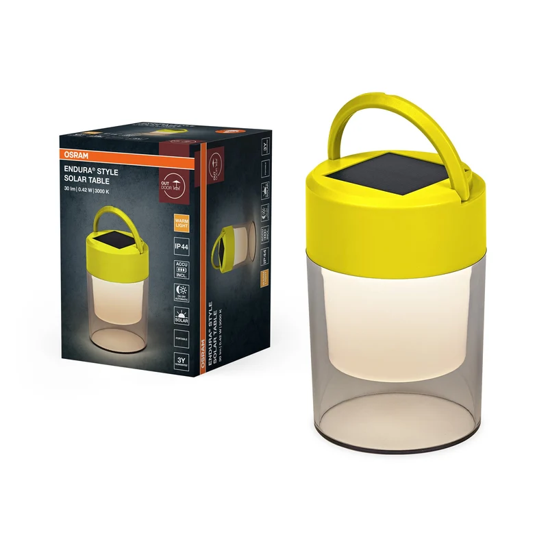 OSRAM ENDURA® Style Lampada da tavolo solare IP44 Giallo