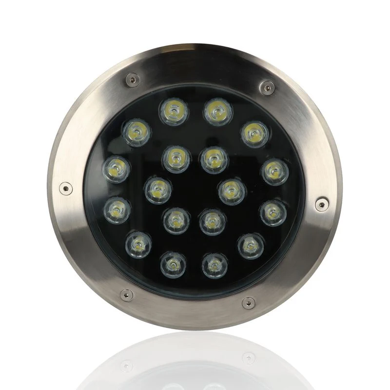 Faretto da interrare diam.230mm 18W, 220Vac, Luce Naturale
