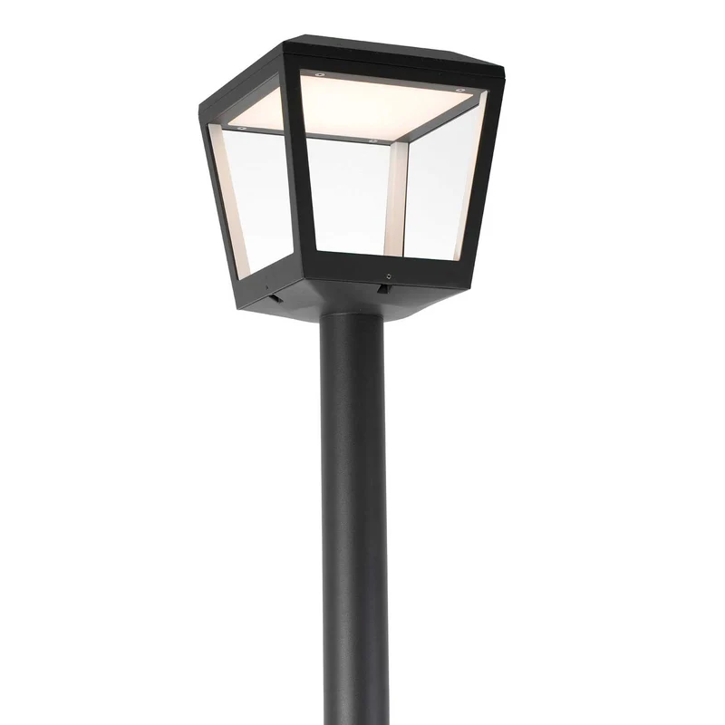 Plaza - Lampadaire LED en acier, style contemporain