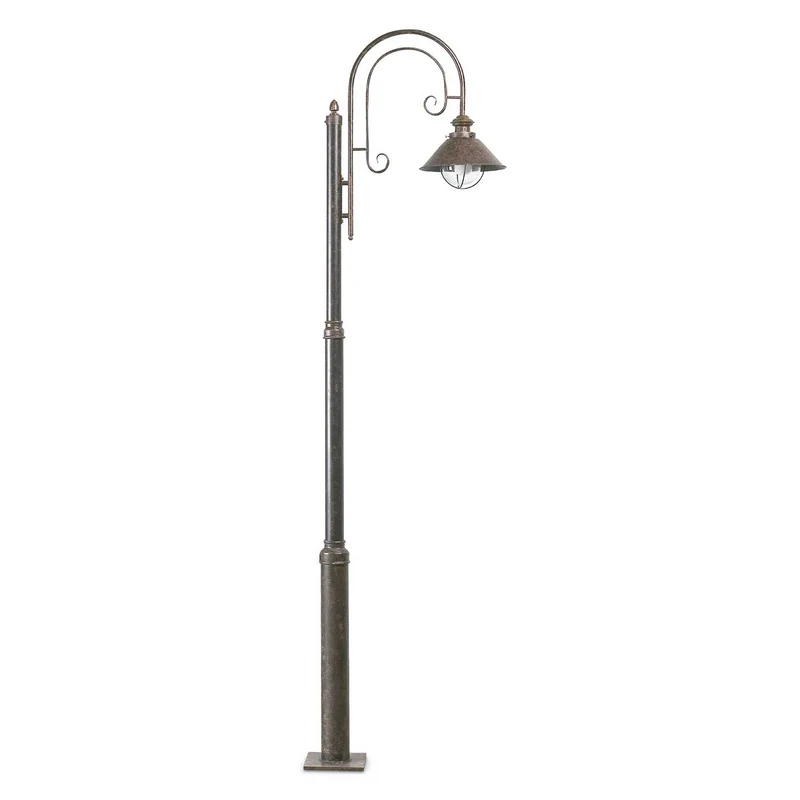 Nautica - Lampadaire d’extérieur en acier, style vintage