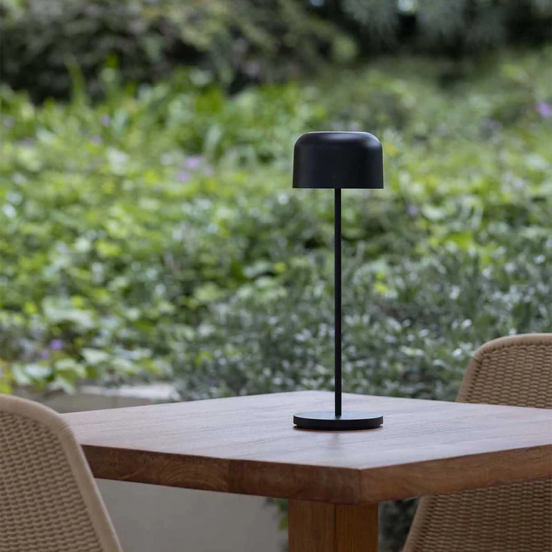 Mavis - Lampe à poser sans fil en acier, style contemporain
