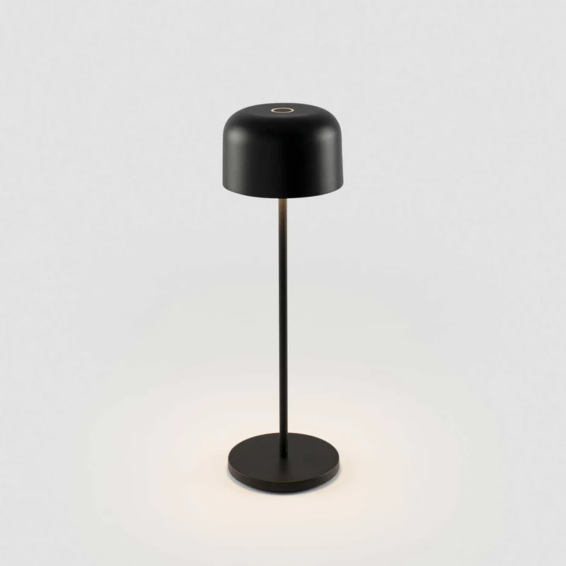 Mavis - Lampe à poser sans fil en acier, style contemporain