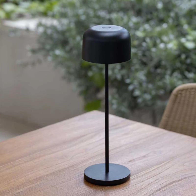 Mavis - Lampe à poser sans fil en acier, style contemporain