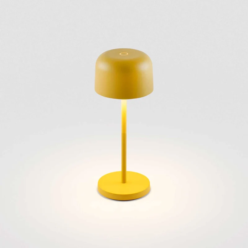 Mavis - Lampe à poser sans fil en acier, style contemporain