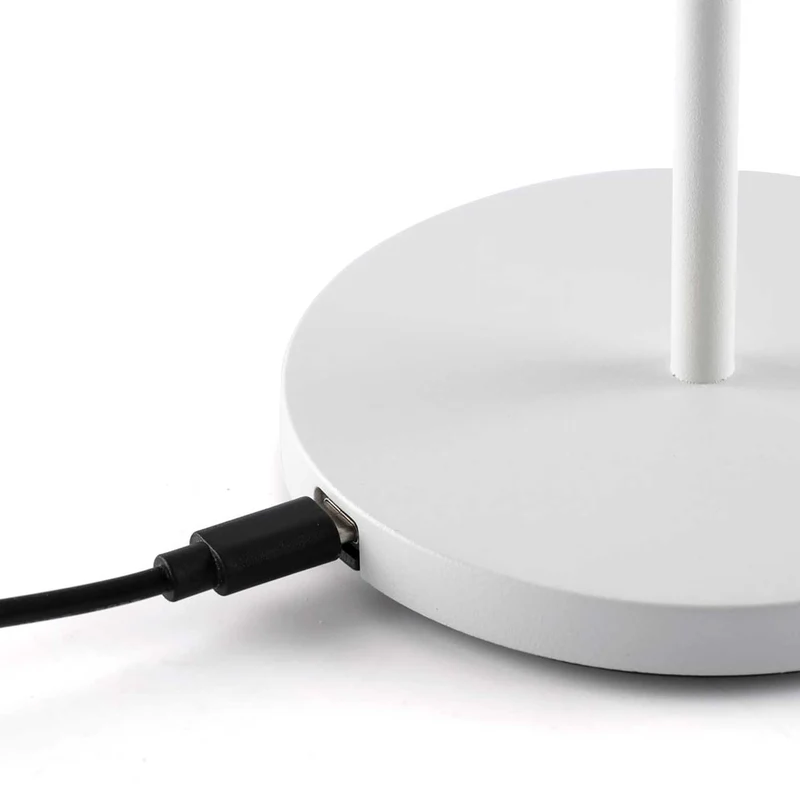 Mavis - Lampe à poser sans fil en acier, style contemporain
