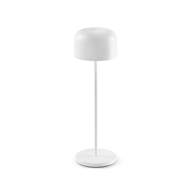 Mavis - Lampe à poser sans fil en acier, style contemporain