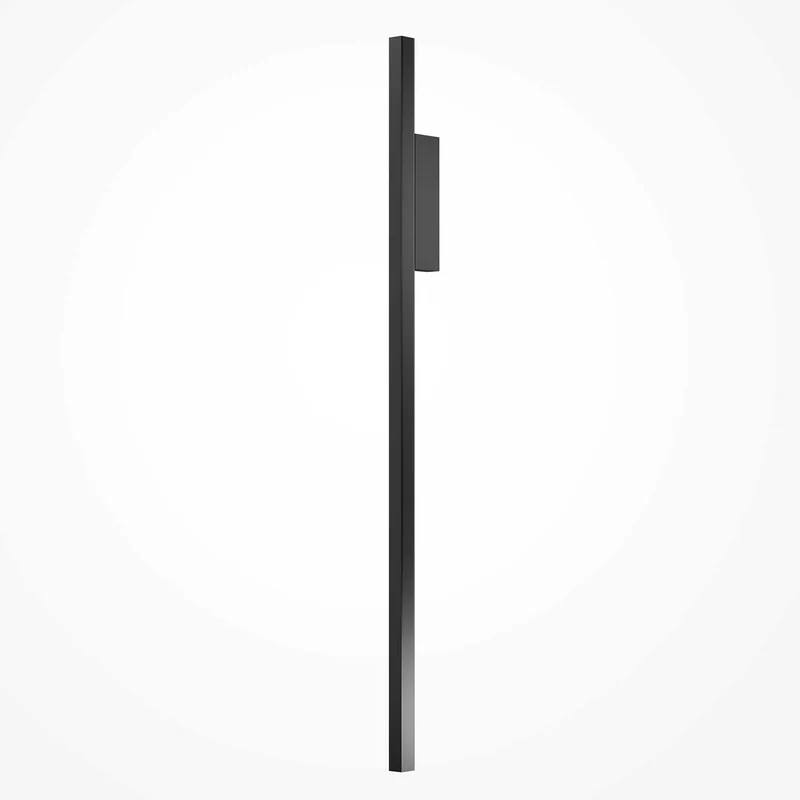 Halo - Applique murale LED verticale en acier, style Art déco