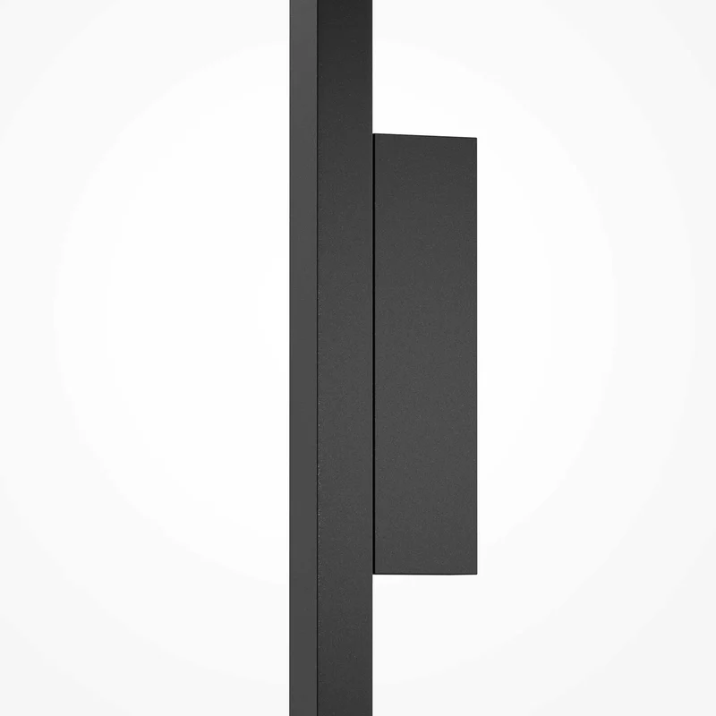 Halo - Applique murale LED verticale en acier, style Art déco