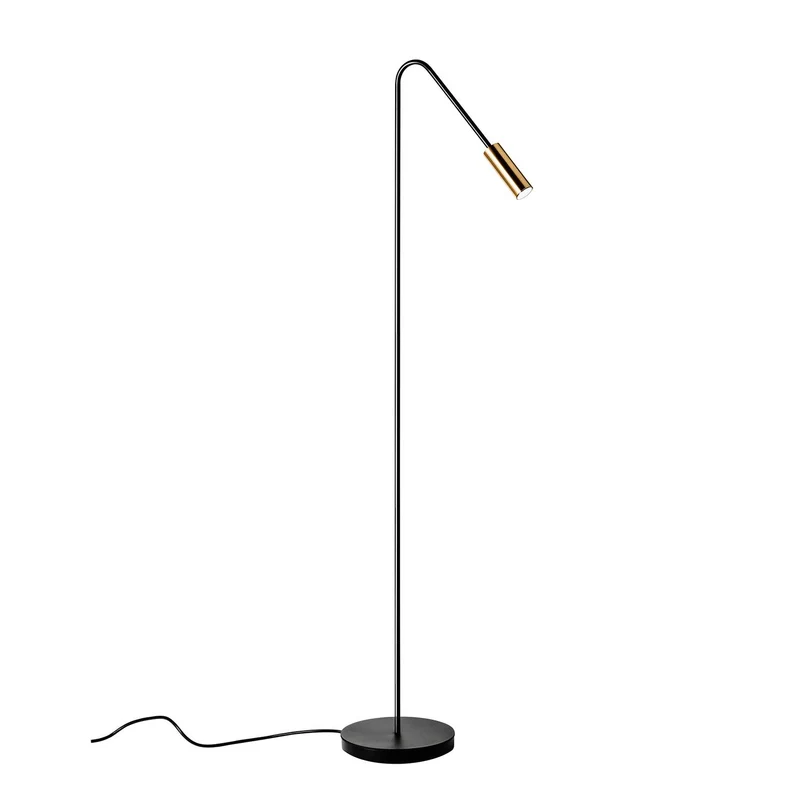 Volta - Lampadaire LED en acier, style art déco, H 125 cm