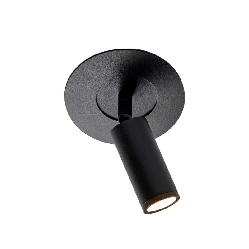 Volta - Spot LED mural en acier, style minimaliste, H 11,8 cm