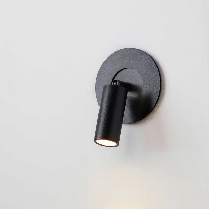 Volta - Spot LED mural en acier, style minimaliste, H 11,8 cm