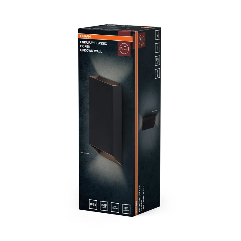 OSRAM ENDURA® Classic Copen Up-Down Applique da esterno GU10 IP54 Grigio scuro