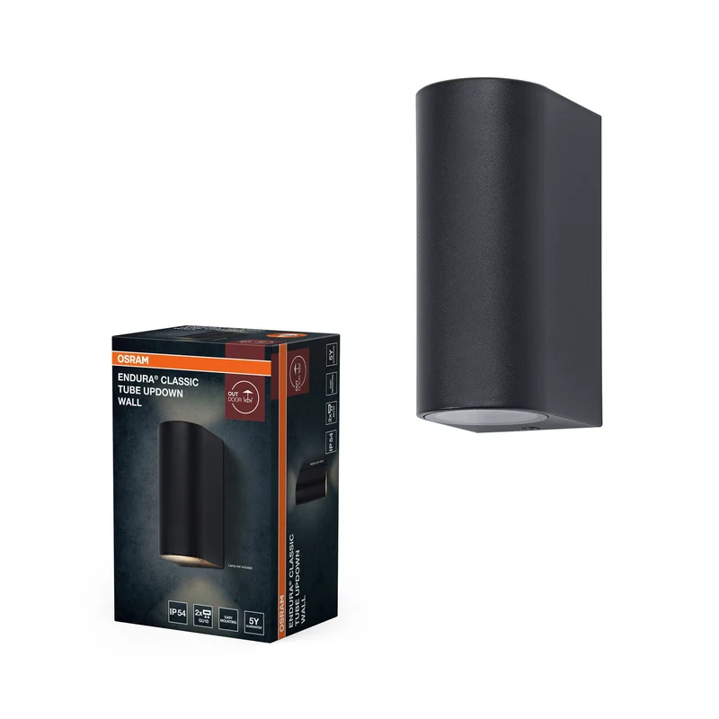 OSRAM ENDURA® Classic Tube Up-Down Applique da esterno GU10 IP54 Grigio scuro