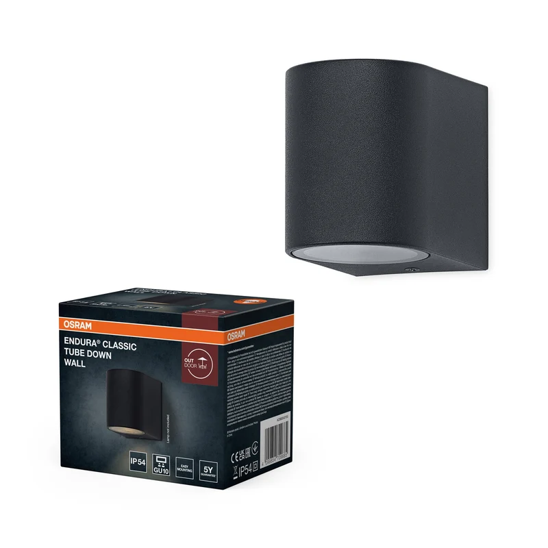 OSRAM ENDURA® Classic Tube Down Applique da esterno GU10 IP54 Grigio scuro