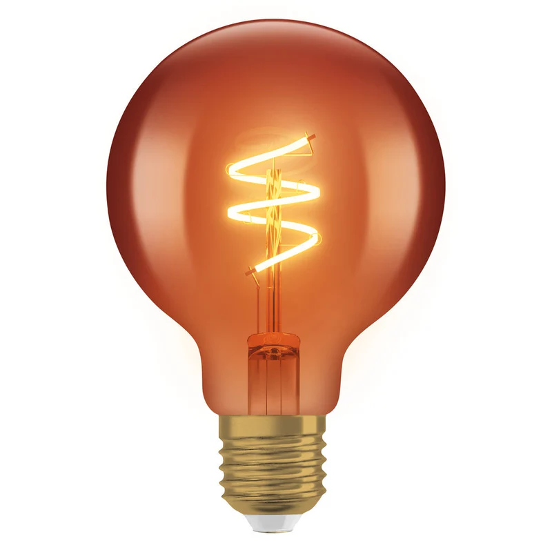OSRAM Vintage 1906 LED CLASSIC SLIM FILAMENT Globe dimmerabile 3W 618 rame E27