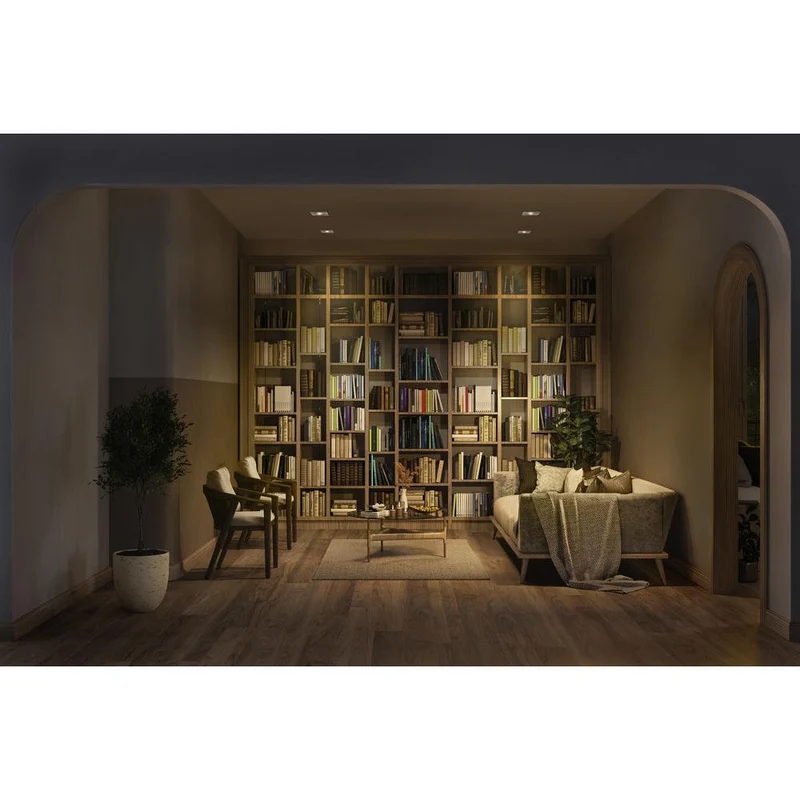 Set faretti da incasso OSRAM LED Spot Recess GU10 orientabile Square Click 4,5W Ottone verde ⌀68 mm